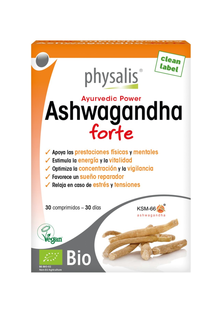 Ashwagandha Forte 30 Comprimidos Physalis Muscleforce Canarias